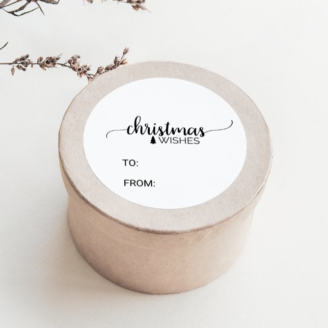 Adesivo Simples Caligrafia Preta e Branca Nome de Natal (Criador carregado)