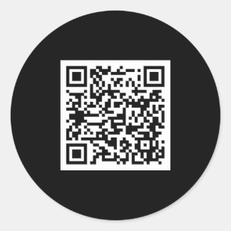 Adesivo Simples Código QR Elegante Scannable Professional