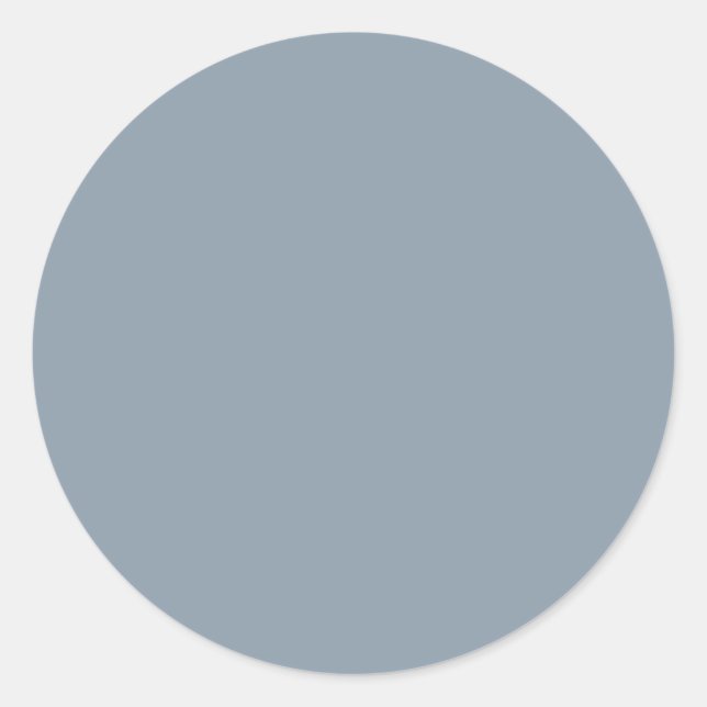 Adesivo Simples cor azul de pombo empoeirado (Frente)