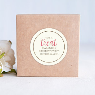 Adesivo Simples Creme Whimsical Script, Fato Fabuloso