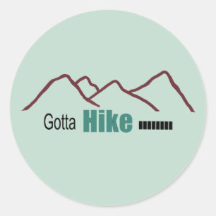 Adesivo Simples de Caminhada naquelas Montanhas