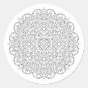 Adesivo Simples de Mandala
