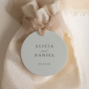 Adesivo Simples e elegante selo do envelope de casamento