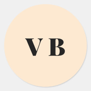 Adesivo simples e mínimo personalizado pastel personalizad
