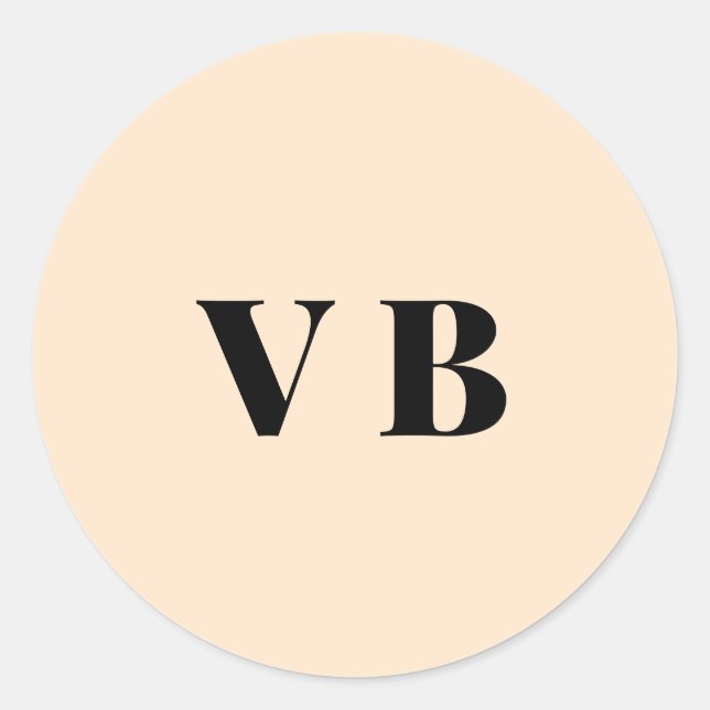 Adesivo simples e mínimo personalizado pastel personalizad (Frente)