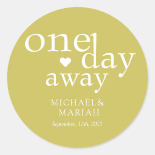 Adesivo Simples Elegante A Noite Antes do Jantar de Rehear