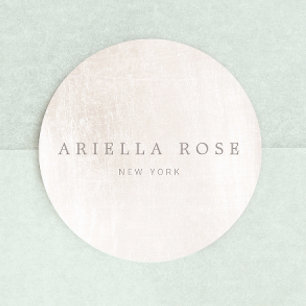 Adesivo Simples Elegante Esmagado Brancos de Mármore Prof