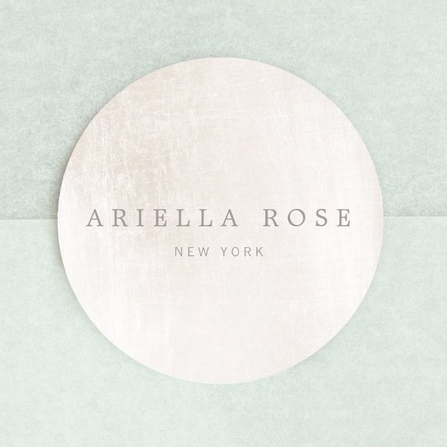 Adesivo Simples Elegante Esmagado Brancos de Mármore Profi (Criador carregado)