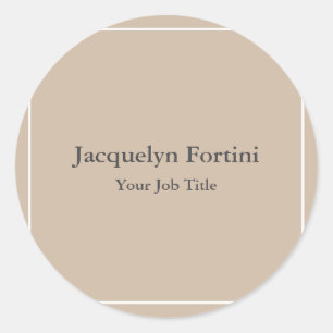 Adesivo Simples Elegante Moderno