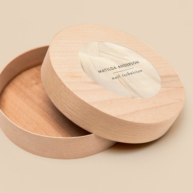 Adesivo Simples Elegante Natural Abstrato Pintado (Criador carregado)