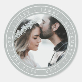 Adesivo Simples Elegante Salve a Cinza Fotográfica de Casa