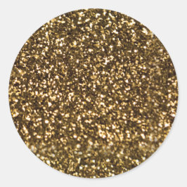 Adesivo Simples Faux Dourado.