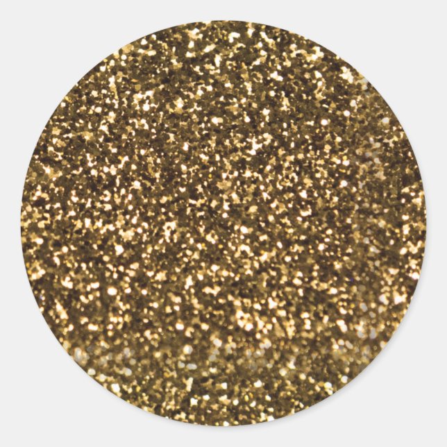 Adesivo Simples Faux Dourado. (Frente)