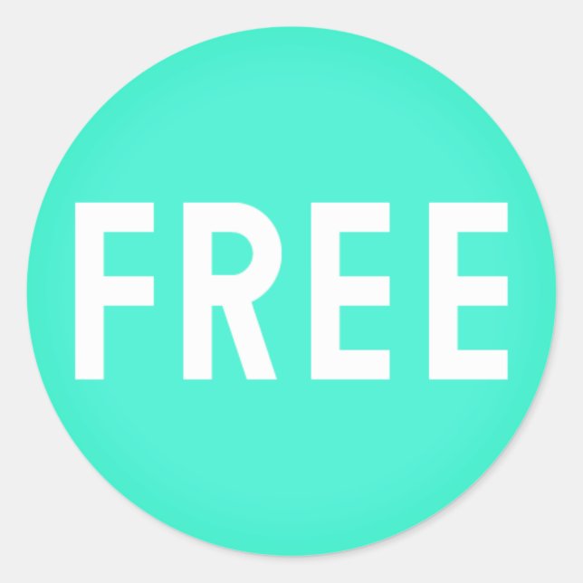 Adesivo Simples FREE Emoji (Frente)