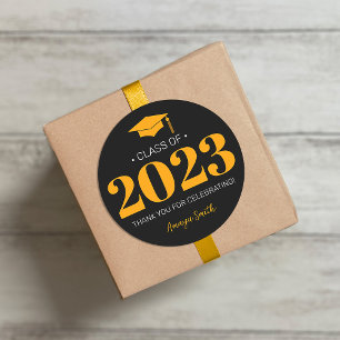 Adesivo Simples Moderno 20__ Graduation Gift Sticker