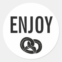 Simples Moderno Desfrute do Partido Pretzel