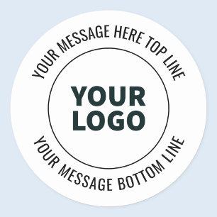 Adesivo Simples para Substituir com Seu Logotipo ou Imagem