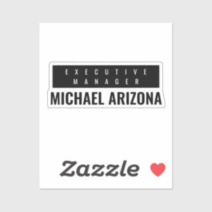 Adesivo Simples Plana Mínima Preta e Branca