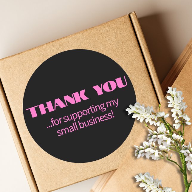 Adesivo Simples profissional Neon Pink Preto (Criador carregado)