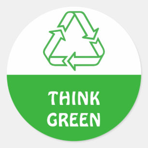 Adesivo Simples símbolos - RECICLAGEM TRIANGLE + suas ide