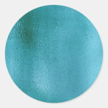 Simples Teal Metálico Faux.