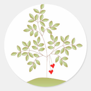 Adesivo Simplesmente árvore de amor