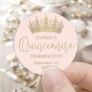 Adesivo Simplesmente Elegante, A Coroa Quinceañera, Rosa E