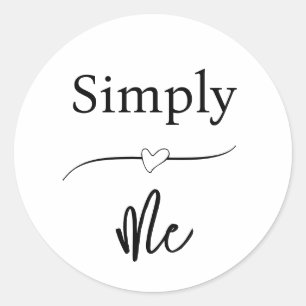 Adesivo Simplesmente Eu Minimalista
