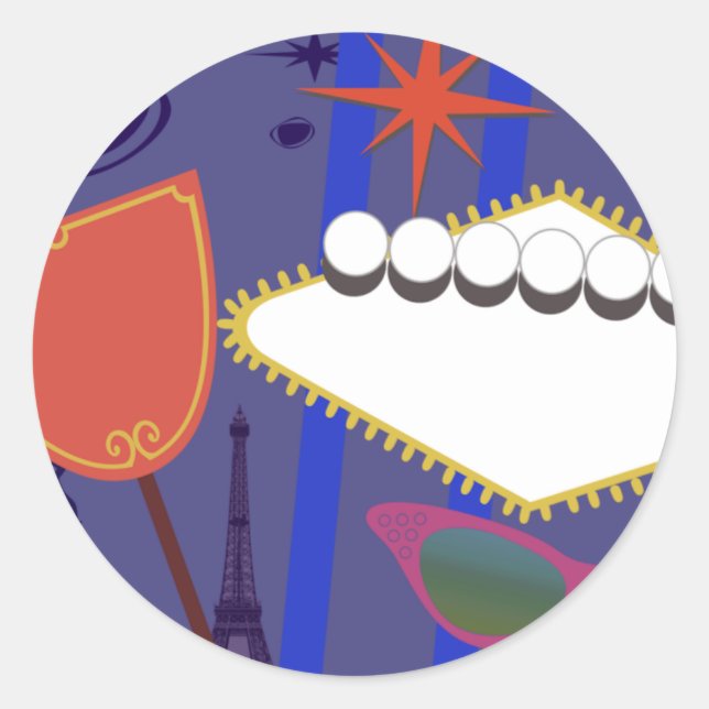 Adesivo Sinais de Glam! (Frente)