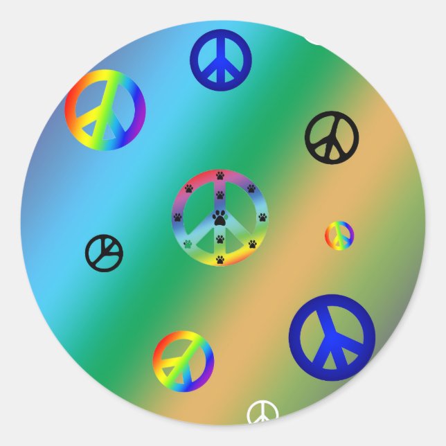 Adesivo Sinais de paz (Frente)