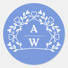 Adesivo Sinais Decorativos de Nome Floral Envelopes de cas