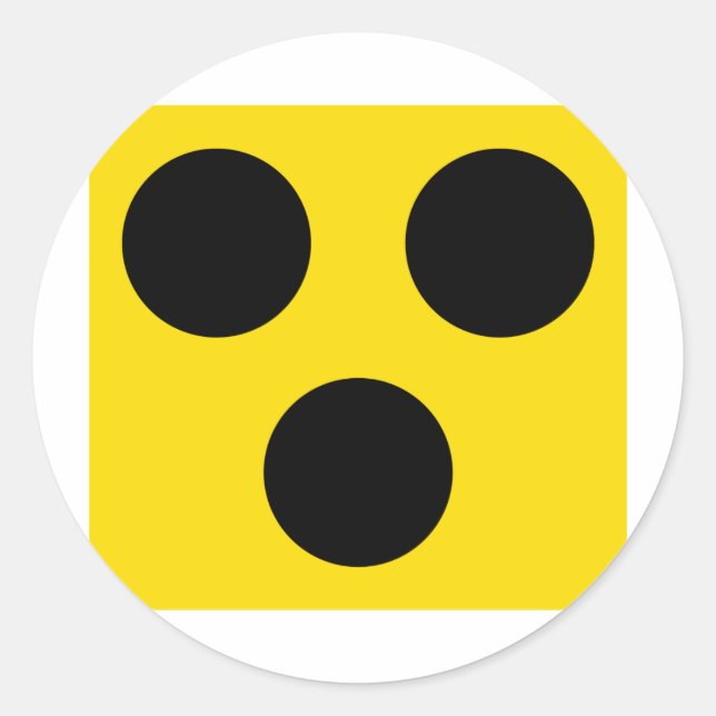 Adesivo sinal cego (Frente)