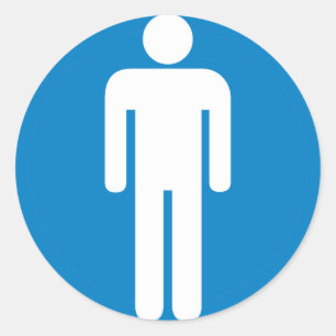 Adesivo Sinal da estrada do local de repouso dos homens