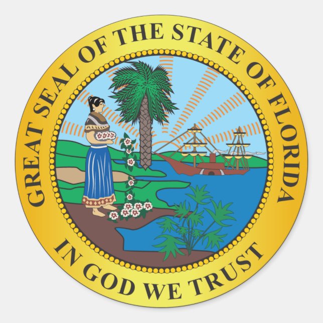 Adesivo Sinal da Flórida (Frente)