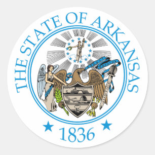 Adesivo Sinal de Arkansas