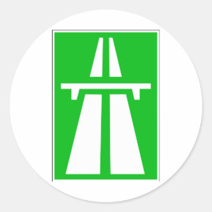 Adesivo Sinal de Autobahn suíço