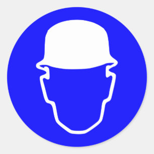 Adesivo Sinal de Capacete