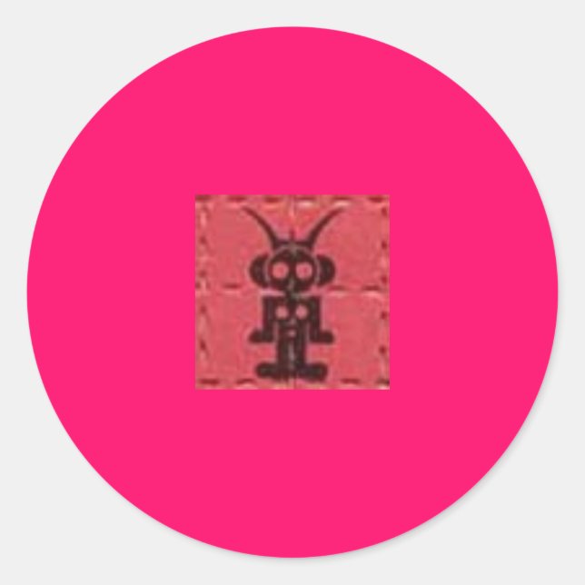 Adesivo sinal de céu líquido borrão (Frente)