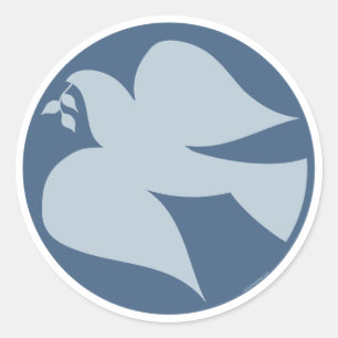 Adesivo Sinal de Dove of Peace