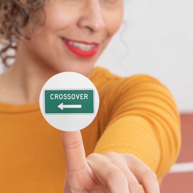 Adesivo Sinal de Estrada Cruzada (Criador carregado)