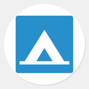 Adesivo Sinal de Estrada de Campground