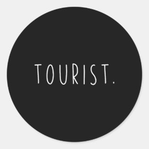 Adesivo Sinal de Gerenciamento de Inglês para Turista Estr