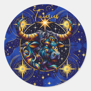 Adesivo Sinal de Horoscópio Taurus Zodiac Astrologia
