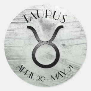 Adesivo Sinal de Horoscópio Taurus Zodiac Astrologia