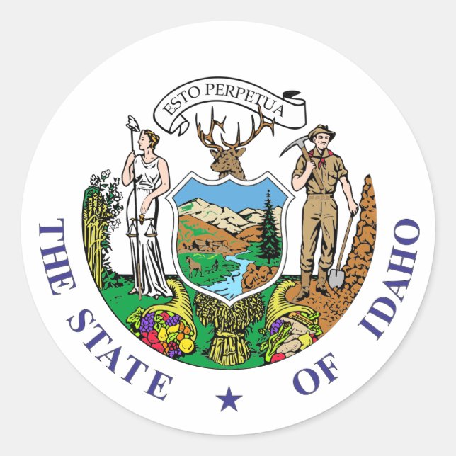 Adesivo sinal de Idaho (Frente)