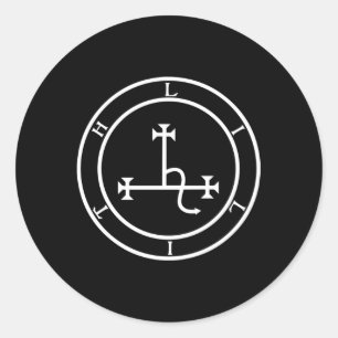 Adesivo Sinal De Lilith Goddese Witch Satanic Pagan Witchc