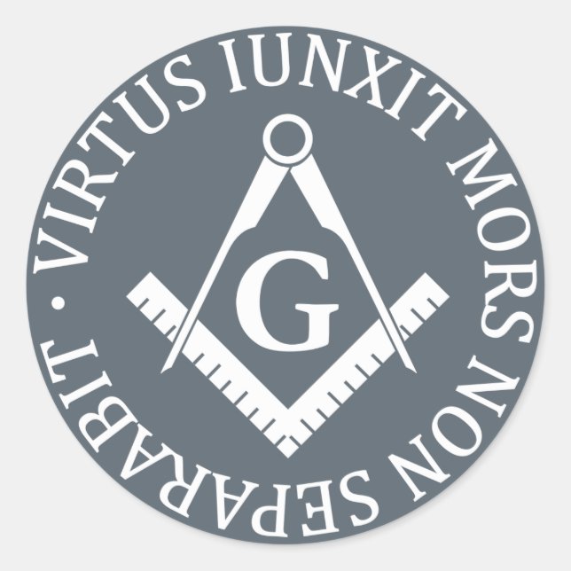 Adesivo Sinal de maçonaria (Frente)