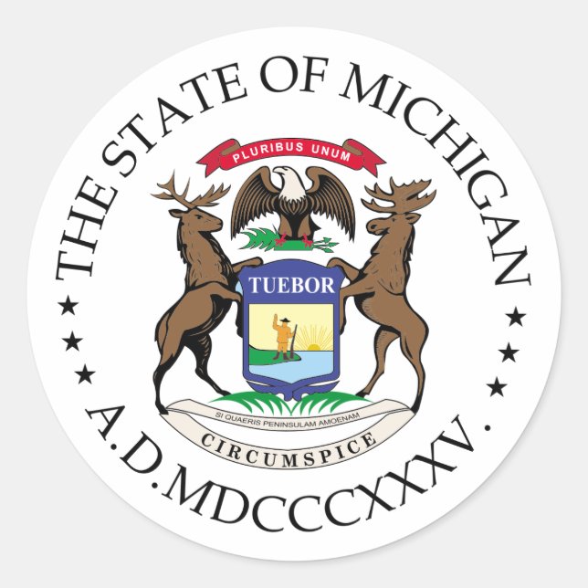 Adesivo Sinal de Michigan (Frente)