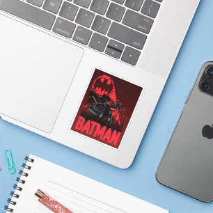 Adesivo Sinal de Morcego Vermelho do Batman