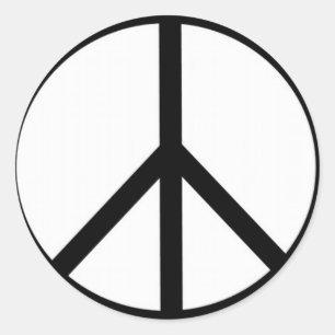 Adesivo sinal de paz
